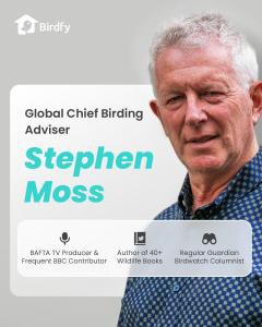 Birdfy nombra a Stephen Moss como su nuevo asesor global en avistamiento de aves