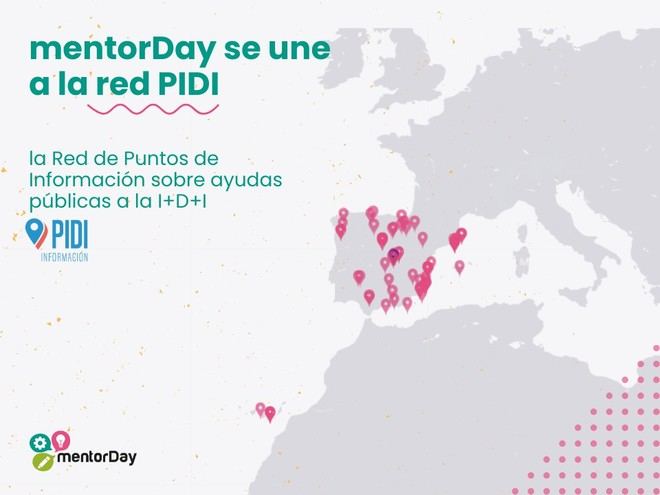 mentorDay se une a la Red PIDI para impulsar la financiación de proyectos de I+D+I
