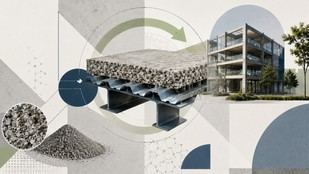 Innovador calcestruzzo reciclado mejora el rendimiento estructural