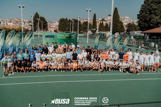 Finalizan los Campeonatos Europeos Universitarios de Tenis y Padel 2025 en Coimbra