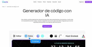 Canva Code 2.0 aterriza en España: crea webs, apps y juegos sin saber programar