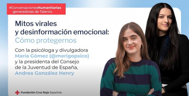 Cruz Roja Española aborda la desinformación emocional en jóvenes durante las #ConversacionesHumanitarias
