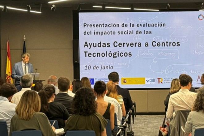 Resultados del impacto social del programa Ayudas Cervera para Centros Tecnológicos