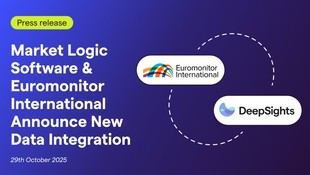 Market Logic Software y Euromonitor se unen para potenciar insights basados en IA