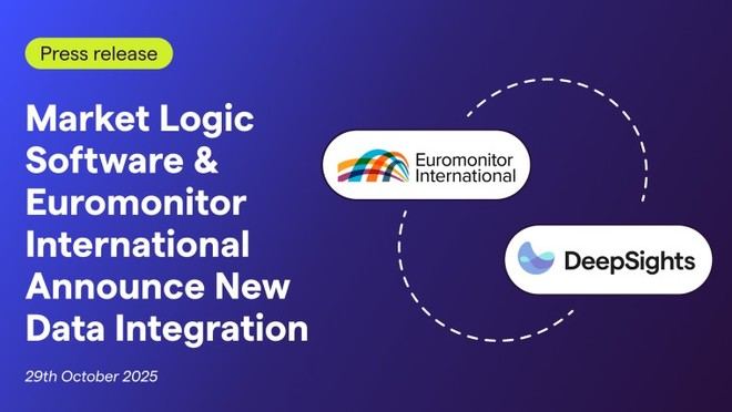 Market Logic Software y Euromonitor se unen para potenciar insights basados en IA