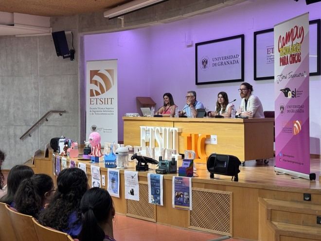 Clausura del XI Campus Tecnológico para Chicas SeréIngeniera en Granada