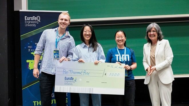 Estudiantes de TUM destacan en EuroTeQaThon con soluciones innovadoras para problemas globales