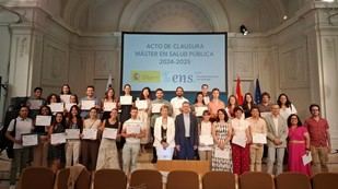 Clausura del Máster de Salud Pública 2024-2025 en el ISCIII