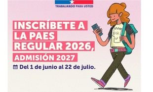 Inscripción abierta para la PAES Regular 2026 hasta el 22 de julio