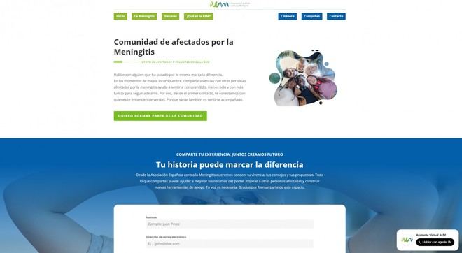 La AEM lanza una innovadora plataforma digital con inteligencia artificial para pacientes de meningitis