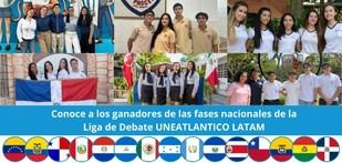 Representantes de 14 países en la VII Liga de Debate de UNEATLANTICO