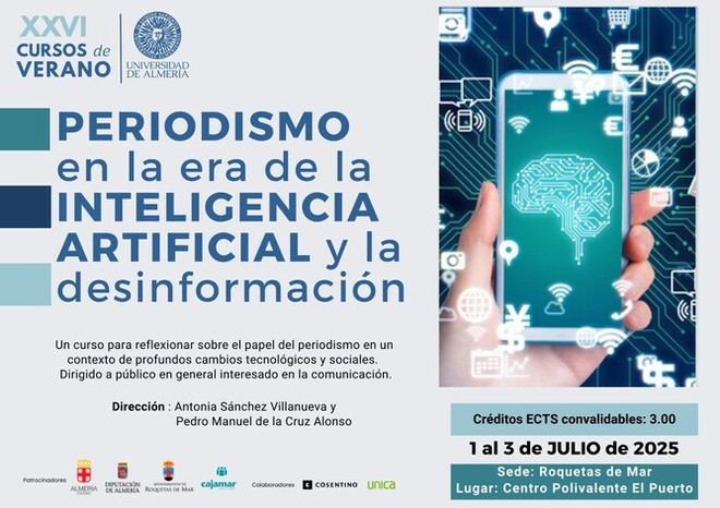 Periodistas debatirán sobre el futuro del periodismo en Roquetas de Mar