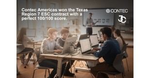 Contec Americas obtiene contrato de tecnología para escuelas en Texas con calificación perfecta
