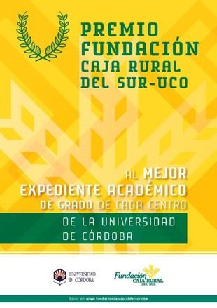 Convocatoria del VIII Premio al Mejor Expediente Académico de la UCO
