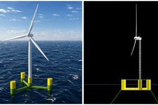 CTC desarrolla un gemelo digital para monitorizar tensiones en aerogeneradores flotantes en tiempo real