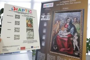 Clausura de exposición inclusiva para personas con discapacidad visual en la UNED