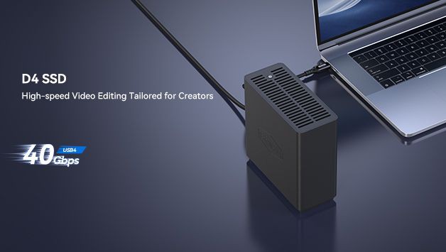 TerraMaster lanza el D4 SSD, un chasis de almacenamiento ultrarrápido para creadores de contenido