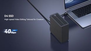 TerraMaster lanza el D4 SSD, un chasis de almacenamiento ultrarrápido para creadores de contenido