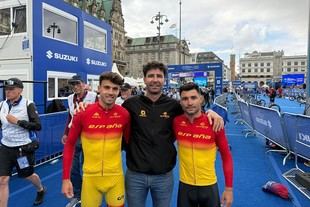 Cantero y Mantecón destacan en la Serie Mundial de Triatlón en Hamburgo