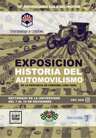 Exposición sobre la historia del automovilismo cordobés en la UCO