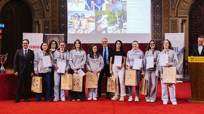 La UB premia a sus mejores deportistas del curso 2024-2025