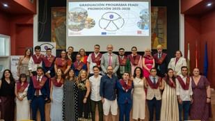 La UHU celebra la graduación de 17 estudiantes en el programa FEADI para la inclusión laboral y social