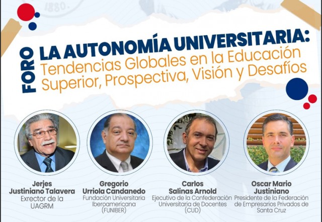 Gregorio Urriola Candanedo participa en conferencia sobre autonomía universitaria en Bolivia