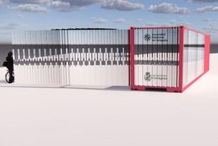 Estudiantes de Arquitectura crean el container del Festival Mucho Más Mayo en Cartagena