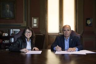 La UNLP y el Casal dels Països Catalans firman convenio de cooperación