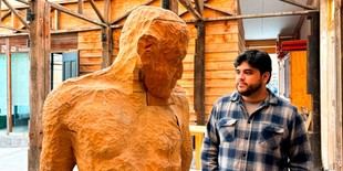 Exposición "Jardines humanos" del escultor Joaquín Hidalgo en Museo Taller