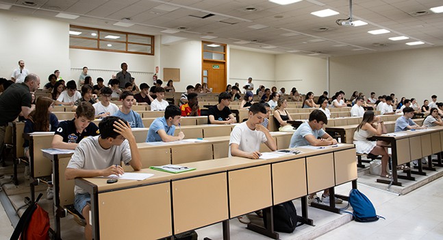 El 83,41% de estudiantes de Salamanca aprueba la PAU en julio