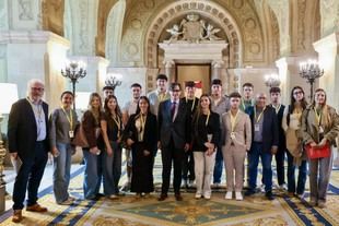 Estudiantes de Periodismo visitan el Parlament de Catalunya