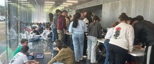 Estudiantes de primaria comparten su experiencia en robótica con futuros docentes de la UEx