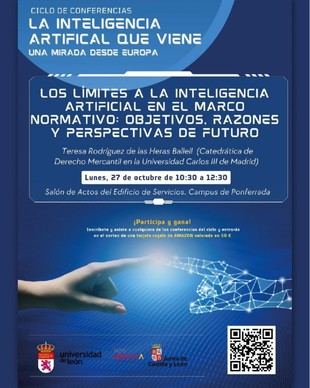 Conferencia en Ponferrada sobre los límites normativos de la inteligencia artificial