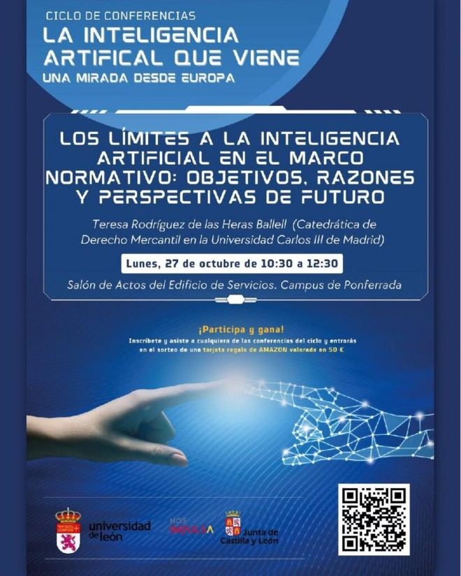 Conferencia en Ponferrada sobre los límites normativos de la inteligencia artificial