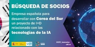 CDTI busca empresas españolas para proyecto de I+D en inteligencia artificial con Corea del Sur