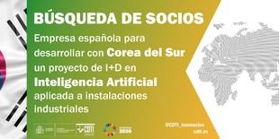 CDTI busca socio español para proyecto de I+D en inteligencia artificial con Corea del Sur
