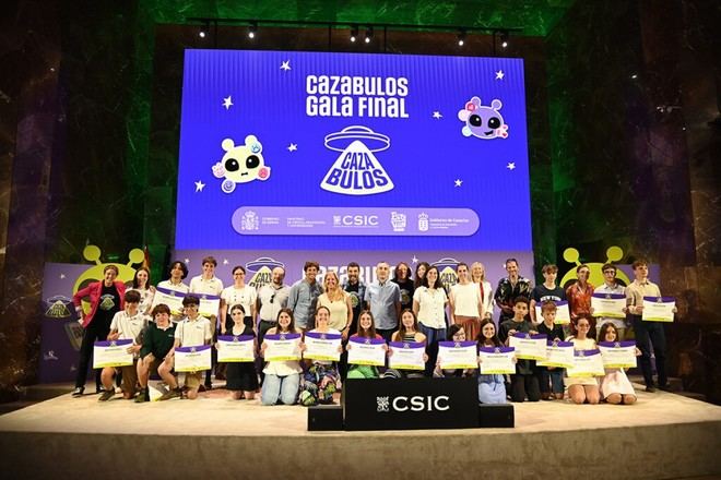 Ganadores de la segunda edición de Cazabulos del CSIC y Big Van Ciencia