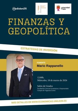 Foro en ULE sobre finanzas y geopolítica con Mario Rappanello