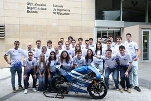 La Escuela de Ingeniería de Gipuzkoa lanza su motocicleta eléctrica para MotoStudent 2025