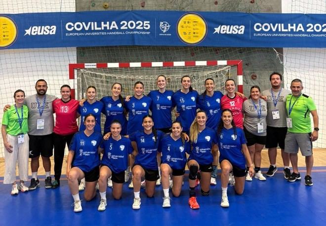 El equipo femenino de balonmano de la ULE alcanza la final del Europeo Universitario