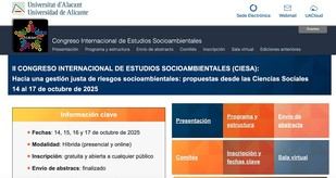 Congreso Internacional aborda desigualdad y desastres climáticos en la Universidad de Alicante