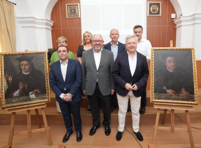 Restauran dos retratos históricos en la Facultad de Filosofía y Letras de Córdoba