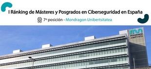 El máster en Ciberseguridad de Mondragon Unibertsitatea se destaca entre los mejores de España