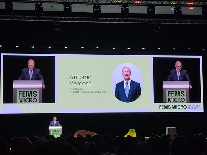 Antonio Ventosa abre el Congreso FEMS 2025 en Milán