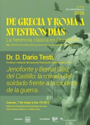 Conferencia sobre la visión del soldado en la guerra por Dario Testi en la ULE