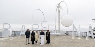 Nuevas letras de "Barcelona" inauguradas en el Tibidabo por Josep Miàs