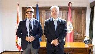 El rector de la Universidad de Salamanca se reúne con el embajador de Brasil en España