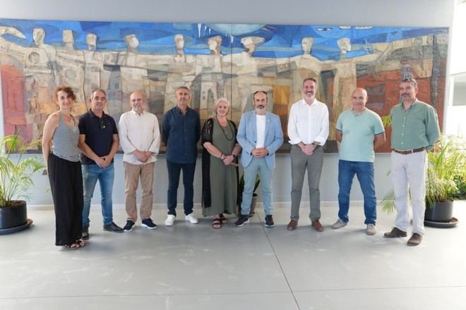 El Rector supervisa la construcción del nuevo Centro de Simulación Clínica en Enfermería