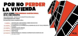 Ciclo de cine y debate sobre el derecho a la vivienda en la Universidad de Cádiz